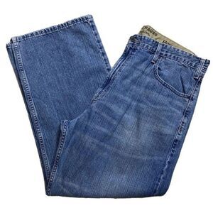 LEVI’S Signature Loose Straight Leg Blue Denim Cotton Jeans Men’s Size W40